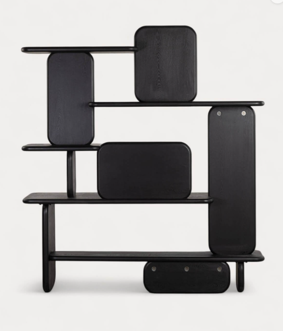 Screenshot 2025-10-30 115610 Estantería con escritorio de madera de pino y madera de olmo - Image 5