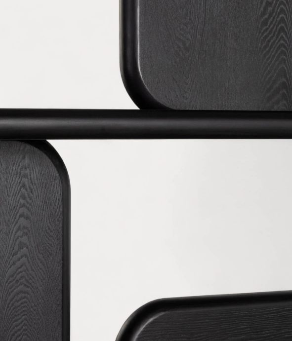 Screenshot 2025-10-30 115720 Estantería con escritorio de madera de pino y madera de olmo - Image 3