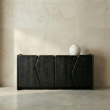 Aparador Bajo 4 Puerta de Madera de