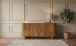 Exclusive Ivan Wood Sideboard with Ball Feet