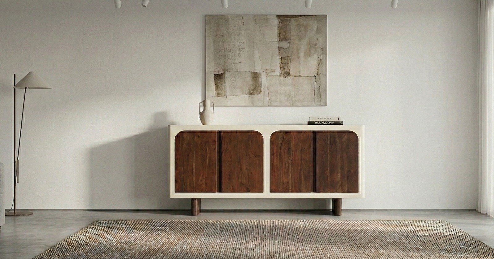 Exclusive Wood with Metal Sideboard Exclusive Wood with Metal Sideboard