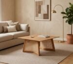 Exclusive Coffee Table with Cane and Classic Design