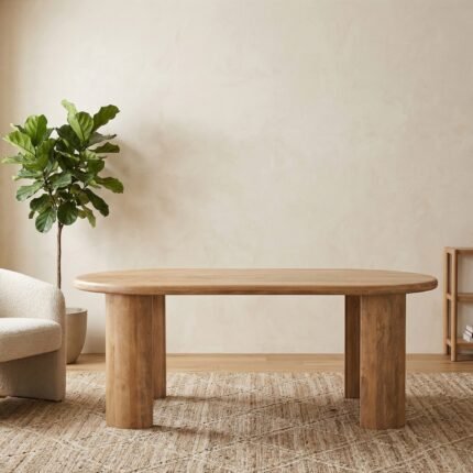 Mesa de commadore de Madera de mango Ambers