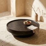 Exclusive Brown Round Coffee Table - Image 3