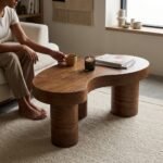 Exclusive Wooden Mango Shape Coffee Table