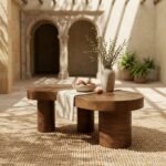 Exclusive Wooden Mango Shape Coffee Table