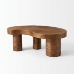 Exclusive Wooden Mango Shape Coffee Table - Image 3