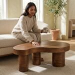 Exclusive Wooden Mango Shape Coffee Table - Image 4