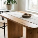 Mesa de comedor de madera de acacia - Image 3