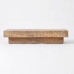 Rectangular Solid Wood Coffee Table