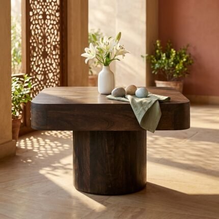 Solid Mango Wood Coffee Table