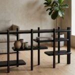 Exclusive Wooden Shelf with Artistic Finish - Image 2