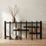xclusive Wooden Shelf with Artistic Finish