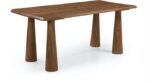 Elegant Modern Natural Wood Dining Table – Rectangular Design - Image 6