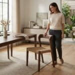 Comfortable Wooden Chair – Perfect for Dining or Living Room