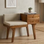 Luxury Handcrafted Telephone Bench - Image 3