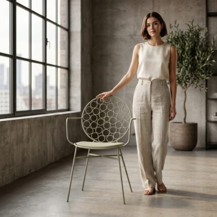 Durable Metal Chair – Heavy-Duty & Comfortable Seating