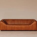 Luxury Tan Leather Sofa – Premium Modern Design for Elegant Living Spaces