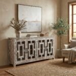 Exclusive Sideboard with Drawers and Artistic Design