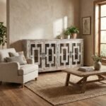 Exclusive Sideboard with Drawers and Artistic Design - Image 3