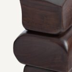 Bout de canapé en manguier massif Inya - Image 2