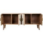 Meuble TV en bois de manguier 145 cm - Image 5