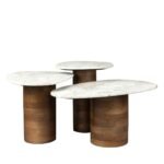 Lot de 3 tables basses gigognes - Image 8