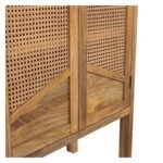 Armoire en cannage 2 portes TIKI - Image 5