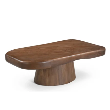 Mesa de Centro de Madera de Mango Maciza