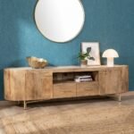 Meuble TV en manguier massif - Image 3