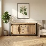 Meuble sous vasque en bois - Image 4