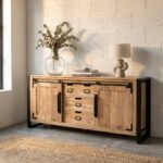 Meuble sous vasque en bois - Image 2