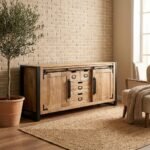 Meuble sous vasque en bois