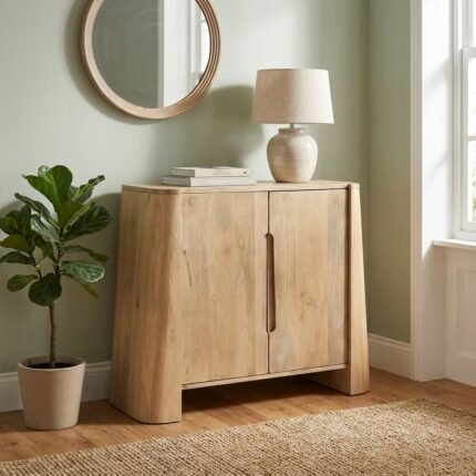 Buffet en bois de manguier clair