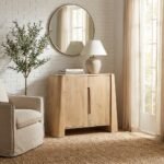 Buffet en bois de manguier clair - Image 3