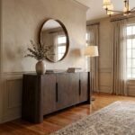Buffet en bois de manguier foncé Liriel