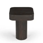 Mesa auxiliar de madera de mango maciza - Image 4