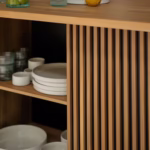 Îlot central de cuisine en acacia Diane - Image 7