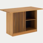 Îlot central de cuisine en acacia Diane - Image 5