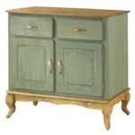Buffet Sideboard Green 2-Door - Image 6
