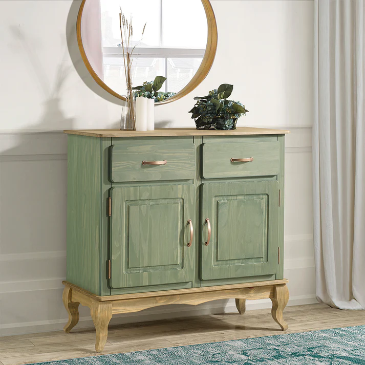 Buffet Sideboard Green 2-Door Buffet Sideboard Green 2-Door
