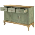 Wood Buffet Sideboard Green | Premium Wooden Storage Solution - Image 4