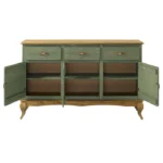 Wood Buffet Sideboard Green | Premium Wooden Storage Solution - Image 3