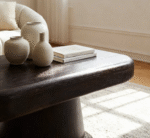 Table Basse en Bois de Manguier Foncé Liriel - Image 6