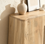 Buffet en bois de manguier clair - Image 9