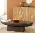 Table basse en acacia massif