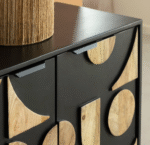 Buffet en bois de manguier et métal noir - Image 9