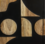 Buffet en bois de manguier et métal noir - Image 3