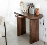 Console en Bois de Manguier Foncé - Image 3