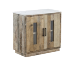 Buffet en marbre et bois de manguier - Image 10